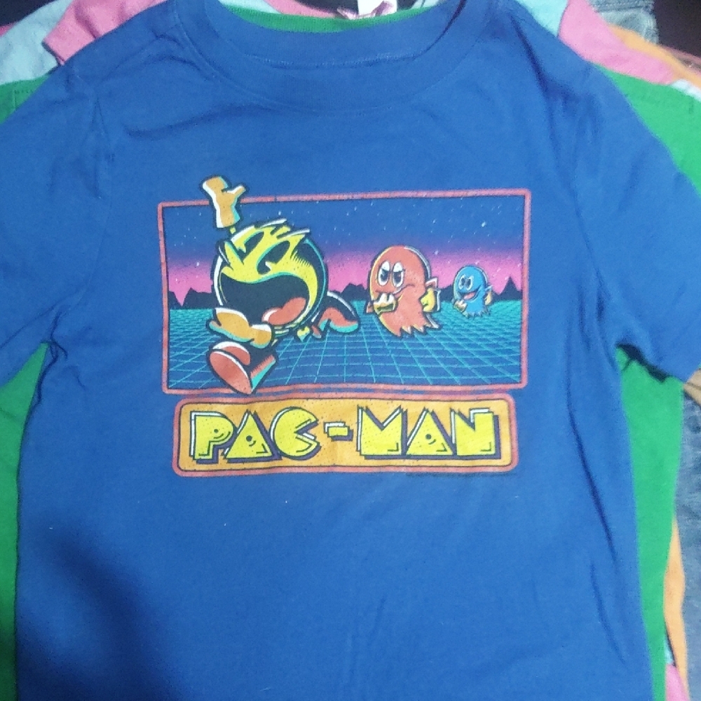 Pac-Man Blue Kids T-Shirt